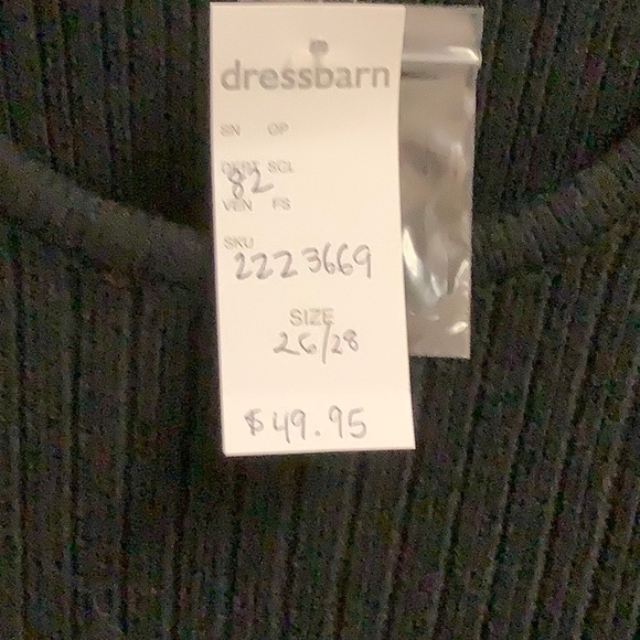 Donate Do ateAvenue Black Sz26-28 long sweater - Picture 6 of 8